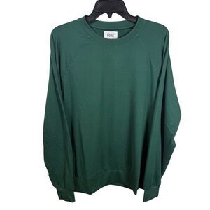feat Unisex Hunter Green Roam Crewneck Sweatshirt Size Large